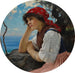 Le foulard rouge - Charles Sprague Pearce — widok dzieła