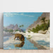 Reprodukcja obrazu Le golfe d'Aqaba - Jean-Léon Gérôme