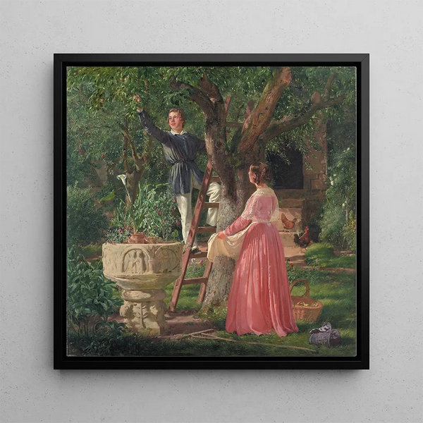 Le jardin avec l'ancienne fontaine - Jürgen Roed