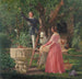 Le jardin avec l'ancienne fontaine - Jürgen Roed — widok dzieła