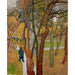 Reprodukcja obrazu Le jardin de l'hôpital Saint-Paul (La chute des feuilles) - Vincent van Gogh