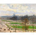Reprodukcja obrazu Le jardin des Tuileries un après-midi d'hiver - Camille Pissarro