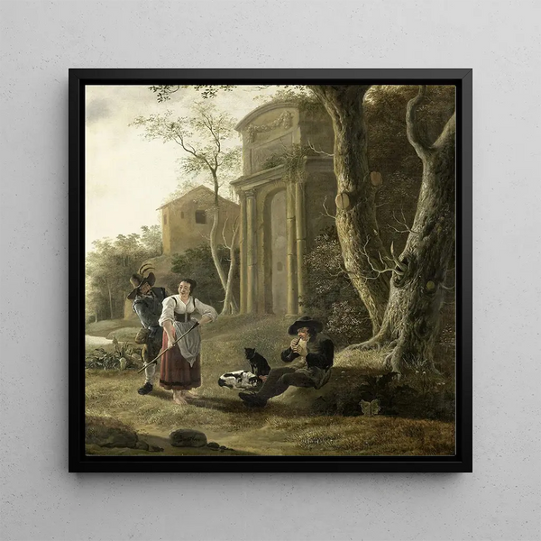 Le joueur de pipeau - Jan Baptist Wolfaerts