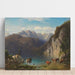Reprodukcja obrazu Jezioro Alpsee w pobliżu Hohenschwangau - Carl Millner