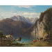 Reprodukcja obrazu Jezioro Alpsee w pobliżu Hohenschwangau - Carl Millner