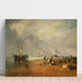 Reprodukcja obrazu Rynek rybny na plaży Hastings - Joseph Mallord William Turner