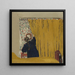 Le rideau jaune - Édouard Vuillard — oprawiony obraz na ścianie