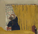 Le rideau jaune - Édouard Vuillard — widok dzieła
