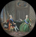 Król Gustaw III i Katarzyna II Rosyjska w Fredrikshamn - Cornelius Hoeyer — widok dzieła