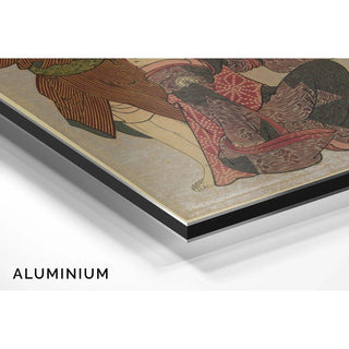 Le troisième Bando Hikosaburo dans le rôle de Chomemon, et le quatrième Iwai Hanshiro dans le rôle de Shinanoya Ohan - Toshusai Sharaku | Reproduction Tableau Décoration murale affiche copie