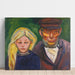 Reprodukcja obrazu Stary rybak i jego córka - Edvard Munch