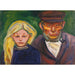 Reprodukcja obrazu Stary rybak i jego córka - Edvard Munch