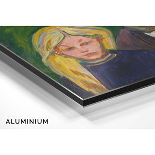 Le vieux pêcheur et sa fille - Edvard Munch | Reproduction Tableau Décoration murale affiche copie
