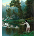 Reprodukcja obrazu Leda i łabędź - Jean-Léon Gérôme