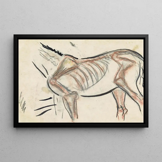 Leo Gestel - Blad met schets van een paard.webp