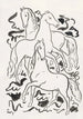 Trzy konie - Leo Gestel — oprawiony obraz na ścianie