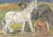 Trzy konie na krajobrazie - Leo Gestel — widok dzieła