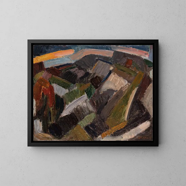 pejzażowy - Leo Gestel — oprawiony obraz na ścianie