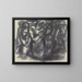 Szkic grupy osób - Leo Gestel — oprawiony obraz na ścianie