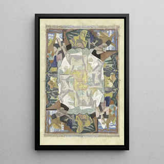 Leo Gestel - Tapijtontwerp motief Hollland ontwerp op leporello.webp
