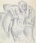 Cztery krowy i rolnik - Leo Gestel — widok dzieła