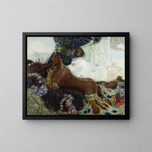 Bajadeh - Leo Putz — oprawiony obraz na ścianie