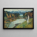 Föhn Kampenwand Chiemsee - Leo Putz — oprawiony obraz na ścianie