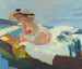 W łódce - Leo Putz — widok dzieła
