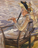 Na słońcu - Leo Putz — widok dzieła