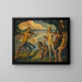 Młoda dziewczyna - Leo Putz — oprawiony obraz na ścianie