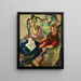 Lisl i Buberl - Leo Putz — oprawiony obraz na ścianie