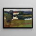 Château au bord du lac Hartmannsberg - Leo Putz — oprawiony obraz na ścianie