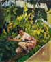 Toni w rabacie kwiatowej - Leo Putz — widok dzieła