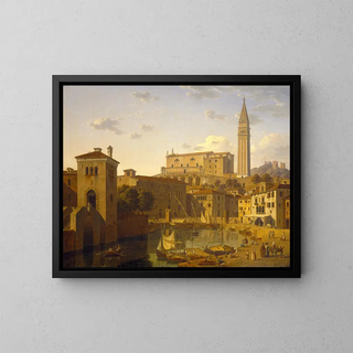 Leo Von Klenze - The Harbour At Pirano Istria.webp