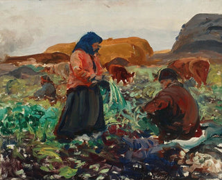 Zbiór buraków II - Leon Wyczółkowski — widok dzieła