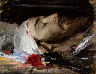 Tête du Christ - Leon Wyczółkowski — widok dzieła