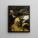 I saw a scene near the piano - Léon Wyczkowski — oprawiony obraz na ścianie