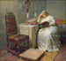 Léonora Christina na Blåtrn - Kristian Zahrtmann — widok dzieła