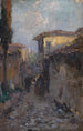 Rue de village du sud - Leontine von Littrow — widok dzieła