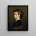 Bertha Müller, siostra artysty - Leopold Carl Müller — oprawiony obraz na ścianie