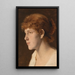 Tête de jeune fille - Leopold Carl Müller — oprawiony obraz na ścianie