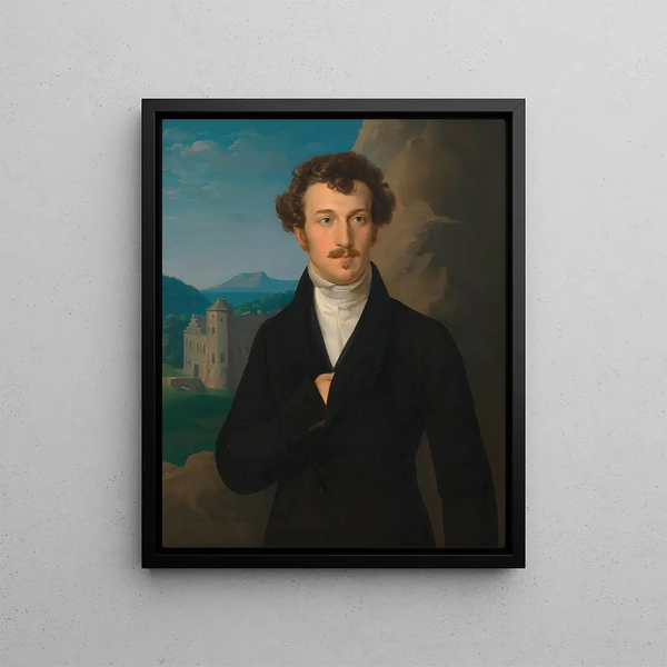 Leopold Kupelwieser - Franz von Schober Dichter Librettist und Schauspieler.webp