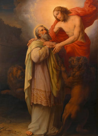 Leopold Kupelwieser - Verklrung des Hl Ignatius Bischof von Antiochien.webp