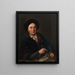 Ludwig van Beethoven, wielki kompozytor - Léopold Radoux — oprawiony obraz na ścianie