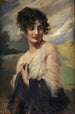 Portret damy - Leopold Schmutzler — widok dzieła