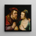 Niezrównani kochankowie - Cornelis Cornelisz Van Haarlem — oprawiony obraz na ścianie