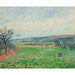 Reprodukcja obrazu Les Coteaux de Gisors, Temps Gris - Camille Pissarro