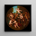 Les Cupides forgerons - Charles-Antoine Coypel — oprawiony obraz na ścianie