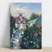 Reprodukcja obrazu Les Dahlias, ogród w Petit Gennevilliers - Gustave Caillebotte