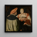 Narzeczeni - Lucas van Leyden — oprawiony obraz na ścianie